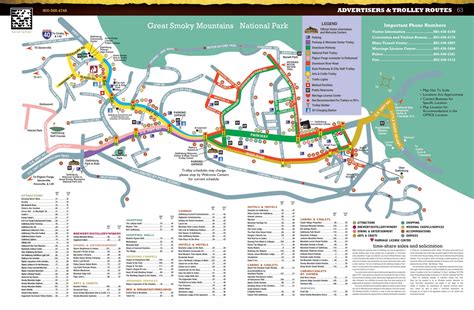 Downtown Gatlinburg Map Printable