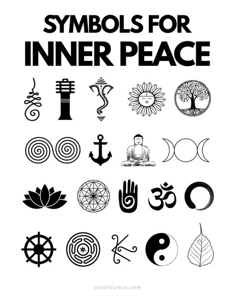 17 Symbols For Inner Peace And How to Use Them | Peace tattoos, Inner ...