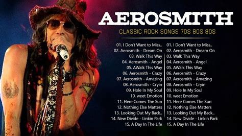 Aerosmith Greatest Hits Full Album - Classic Rock Songs 70s 80s 90s ...