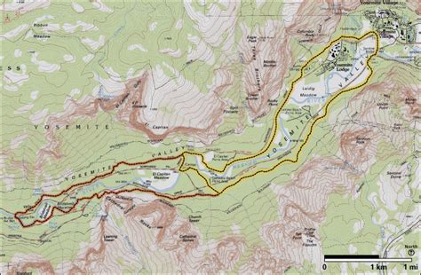 Yosemite Valley Hiking Trails - Channa Antonetta