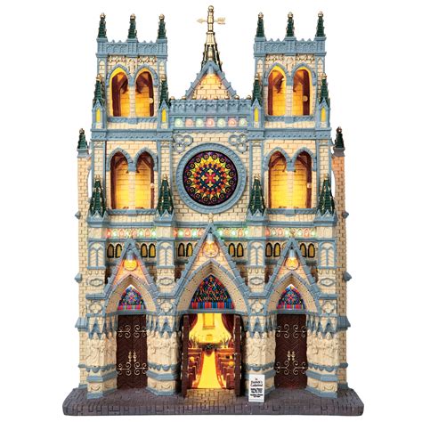 St. Patrick's Cathedral Christmas Village Building—Sears