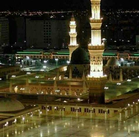 Madina at Night :) | Beautiful mosques, Medina mosque, Madina