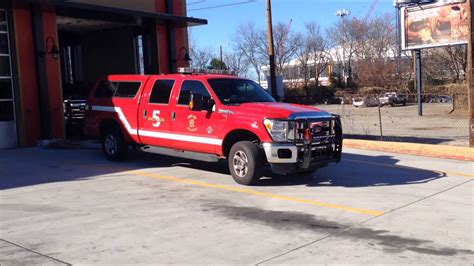 WALK AROUND OF SEVERAL ATLANTA FIRE & RESCUE BATTALION CHIEFS UNITS AT ...