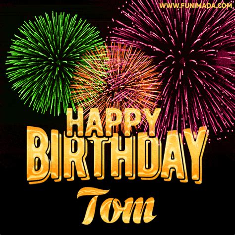 Happy Birthday Tom GIFs - Download on Funimada.com