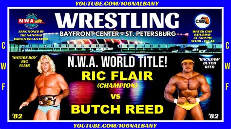 Ric Flair vs 'Hacksaw' Butch Reed (March 27th, 1982) (David Von Erich ...