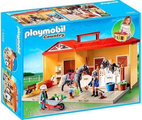 Playmobil Country Take Along Horse Stable Set 5348 - ToyWiz