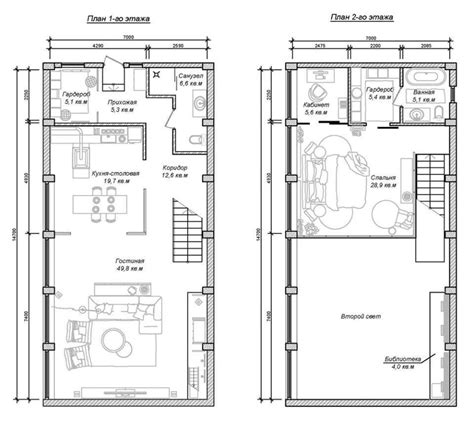 16 Maison Loft Plan | Loft floor plans, Loft plan, Industrial house plans