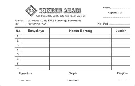 Kwitansi Pembelian Barang Elektronik | Berkas Belajar