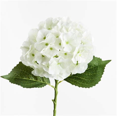 Artificial Hydrangea Savannah White 52cm - Desflora