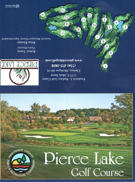 Scorecard - Pierce Lake Golf Course