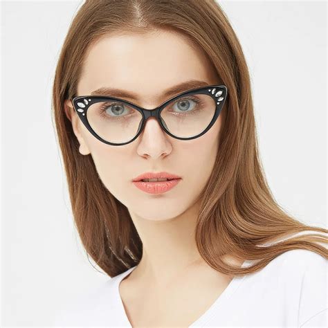 Aliexpress.com : Buy 2018 Cat Eye Glasses Transparent Female Clear Lens ...