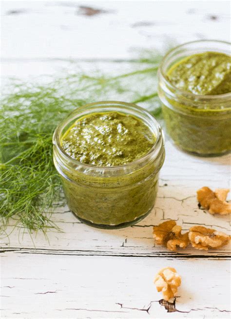 Fragrant Fennel Fronds Pesto - Whole Food Bellies