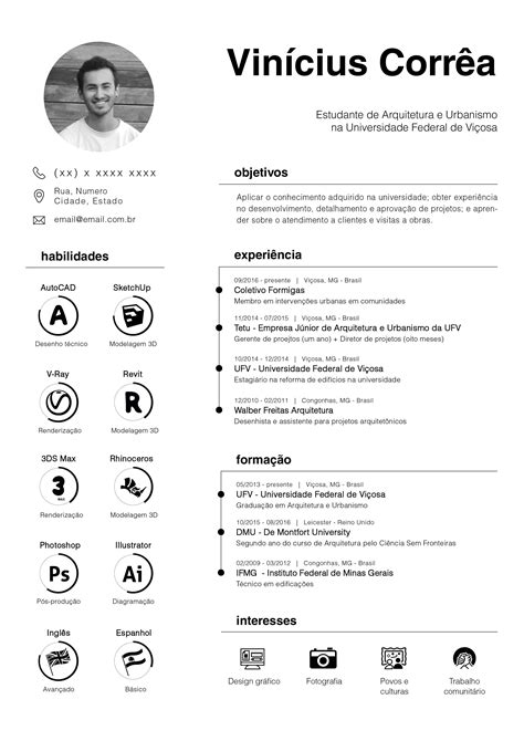 Curriculum Vitae | Currículo | www.behance.net/vpcorrea | Curriculum ...