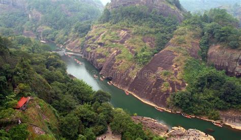 Scenic Landscape of Wuyi Mountains Peaks, China Stock Photo - Image of ...