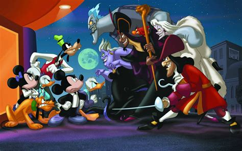 heroes vs. Villains - Childhood Animated Movie Villains wallpaper ...