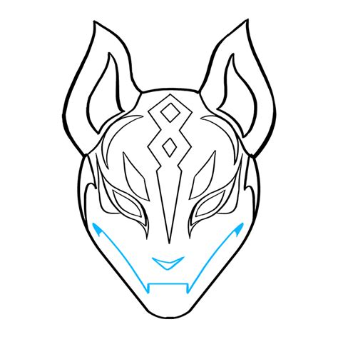 Mask Drawing Easy Step By Step