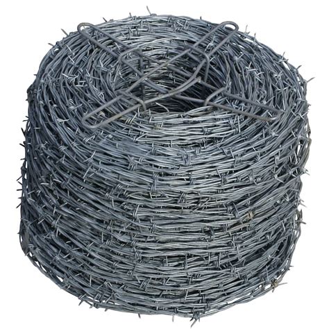 1320-ft x 0.25-ft Galvanized Steel Welded Wire Security Barbed Wire ...