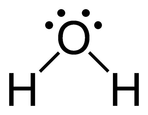 To draw a complete lewis structure of one molecule of water, how many ...