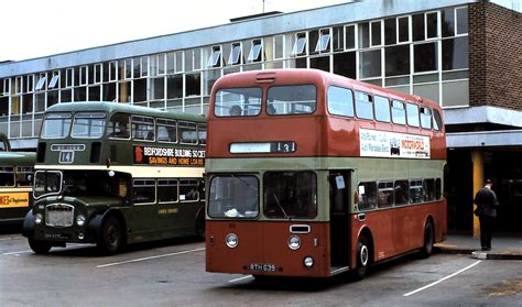 Bedford bus station | but who operated the red one? | Eric Simpson | Flickr