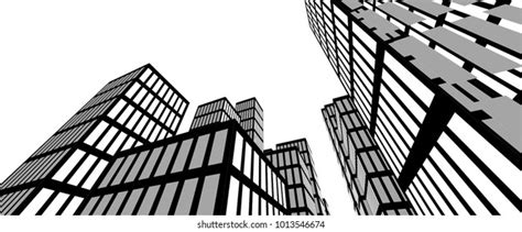 City Buildings Vector Illustration Stock Vector (Royalty Free ...