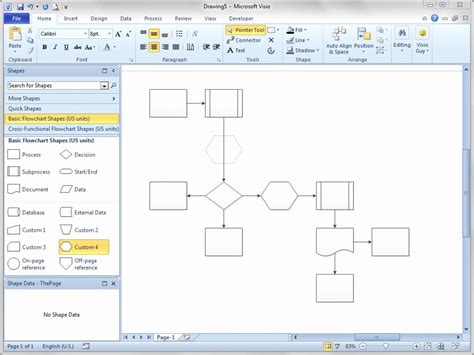 Excel Template For Visio Process Flow - makeflowchart.com