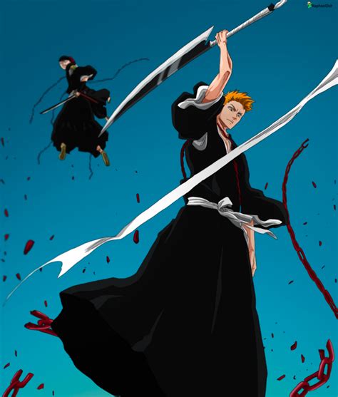 Ichigo saves Renji -BLEACH Hell Arc- by RaphaelDslt on DeviantArt