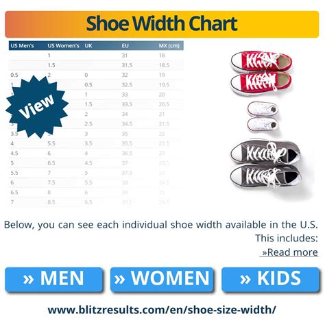 Shoe Width Guide: Size Charts + How to Measure at Home