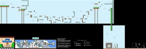 Super Mario Brothers 3 - World 6-7 Nintendo NES Map