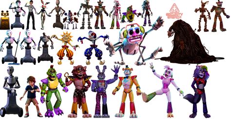 My Favorites Characters Of FNAF Security Breach by mauricio2006 on ...