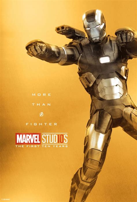 James "Rhodey" Rhodes / War Machine | Marvel Studios Celebrating 10th ...