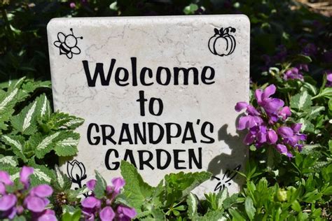 Welcome to Grandpa's Garden Personalized Garden Gift for - Etsy Canada ...