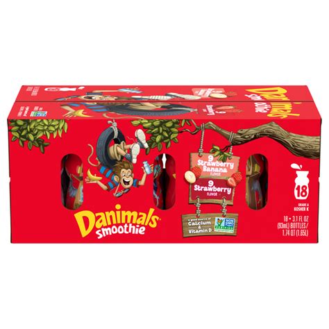 Save on Danimals Smoothie Strawberry & Strawberry-Banana Drink - 18 ct ...