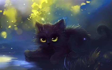 Cute Black Cat Cartoon Wallpapers - Top Free Cute Black Cat Cartoon ...