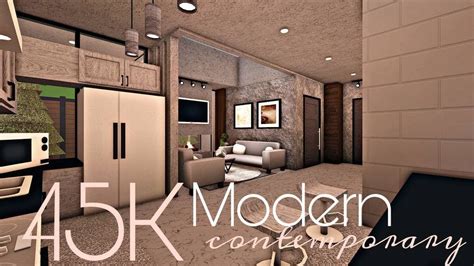 BLOXBURG: 45K MODERN CONTEMPORARY HOUSE | NO-GAMEPASS - YouTube