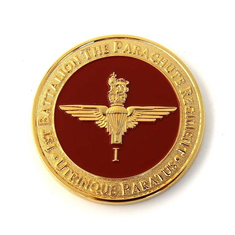 Parachute Regiment Challenge Coins with Battle Honours - The Airborne Shop