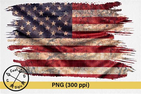 American Flag Distressed USA Patch Graphic by Cool Digis · Creative Fabrica