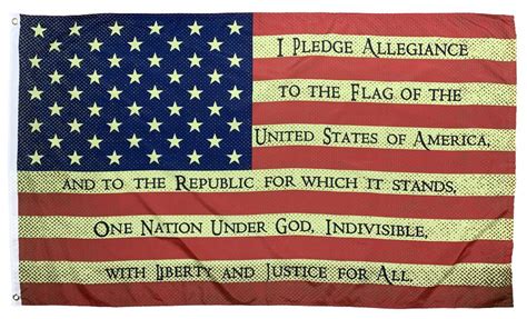 Vintage American Pledge of Allegiance 3×5 Flag - I AmEricas Flags