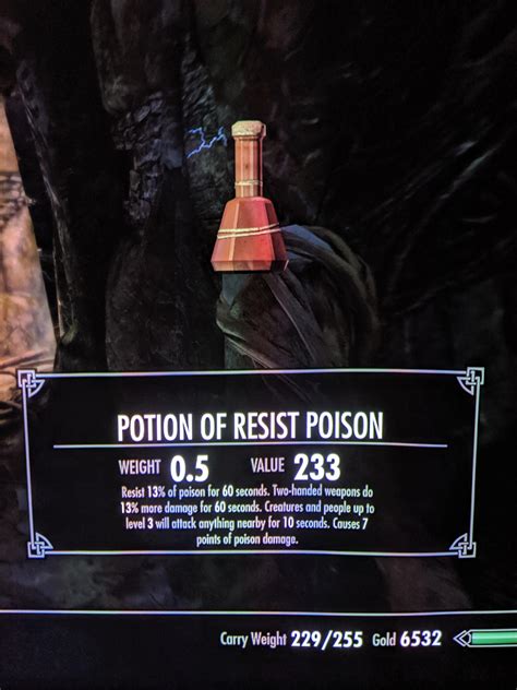 I made an interesting potion 🤔 : skyrim