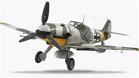 modelo 3d Messerschmitt Bf 109 - TurboSquid 1826538