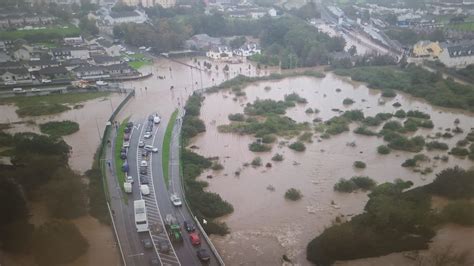 Aerial shots of Midleton during flooding : r/cork