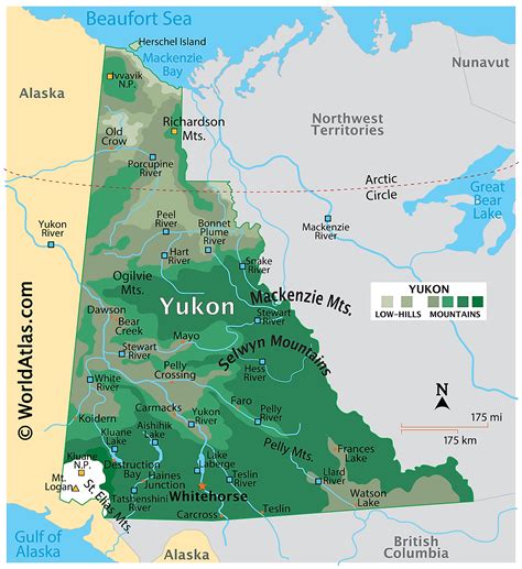 Yukon Canada Map – Get Map Update