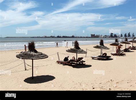 The beach, Essaouira, Morocco Stock Photo - Alamy