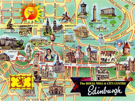 tourist map of edinburgh - Google Search | Rabbie’s | Pinterest ...