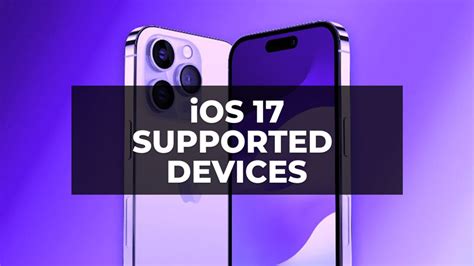 iOS 17 Supported Devices