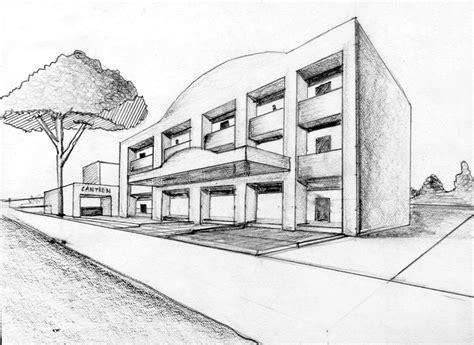 One point perspective drawing ~ Manan Mapara