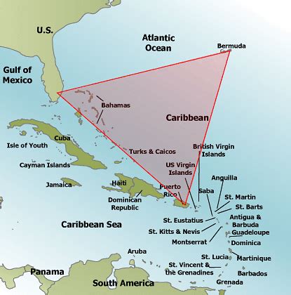 Bermuda Triangle Map and Location - BERMUDA TRIANGLE HISTORY, BERMUDA ...