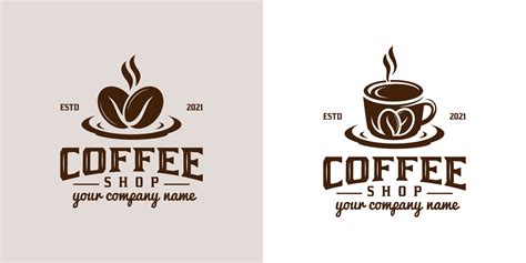 vintage retro logos and classic Coffee shop for business cafe logo ...