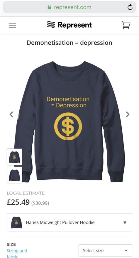 I’m selling merch on represent.com and I think this is perfect for ...