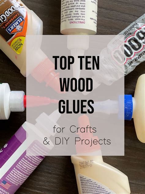 Top Ten Wood Glues in 2021 | Wood glues, Wood adhesive, Wood craft projects