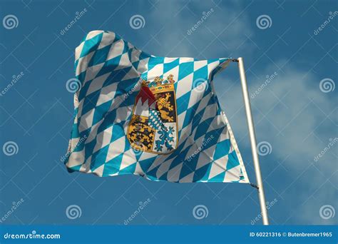 Flag Of Bavaria Stock Photo - Image: 60221316